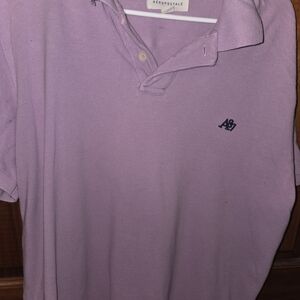 Aeropostale Men's Purple Polo Shirt